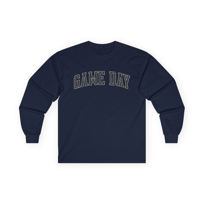 Game Day Distressed Long Sleeve Tee