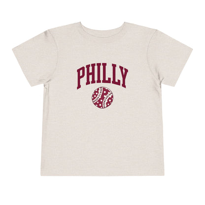 PHILLY Baseball Toddler Short Sleeve Tee