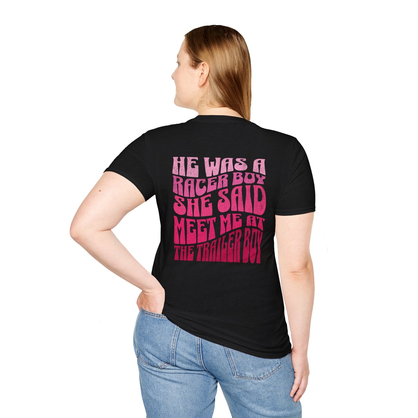 Racer Boy Pink T-Shirt