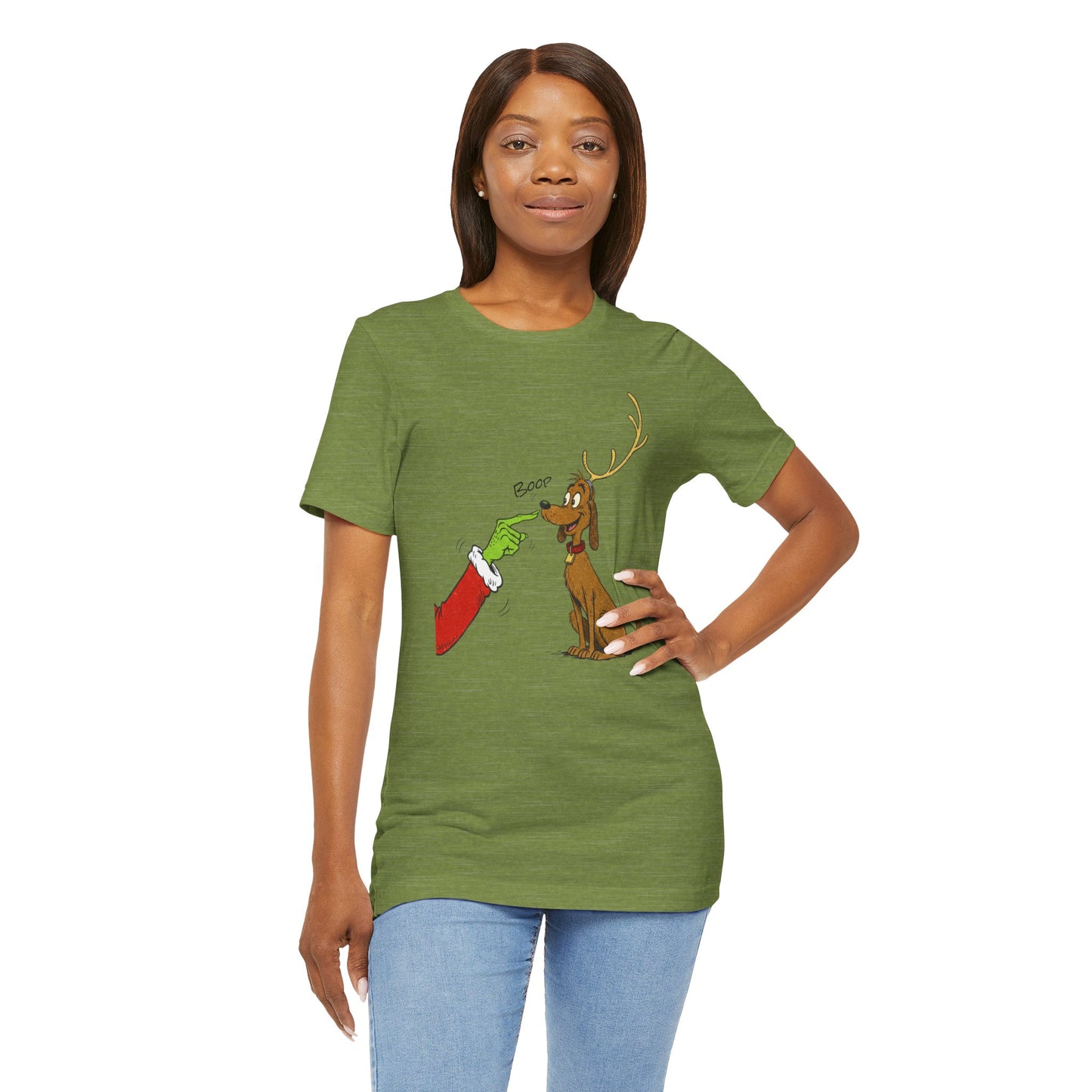 Grinch Boop Unisex Jersey Short Sleeve Tee