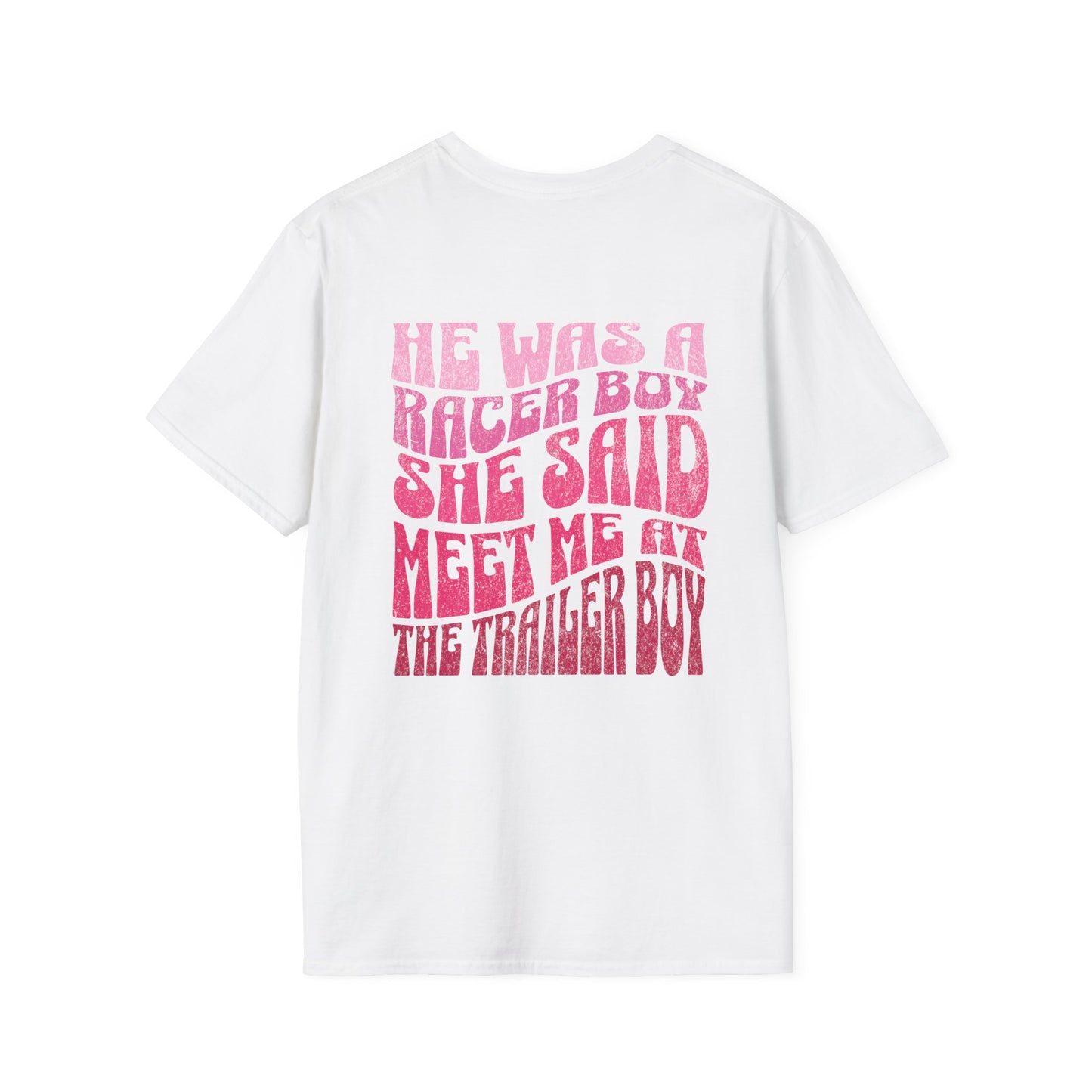 Racer Boy Pink T-Shirt