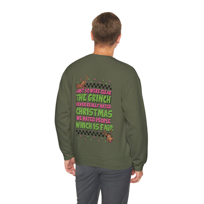 Grinch Crewneck Sweatshirt