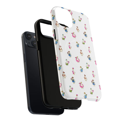 Cute Goose Summer Pattern Tough Magnetic Case