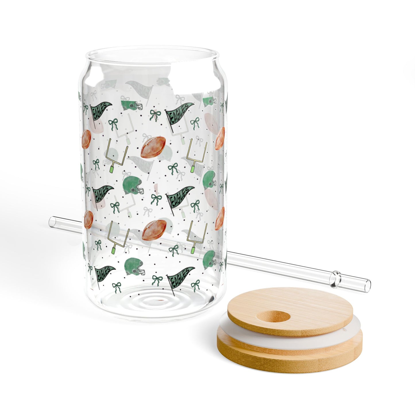 Eagles Glass Cup, 16oz