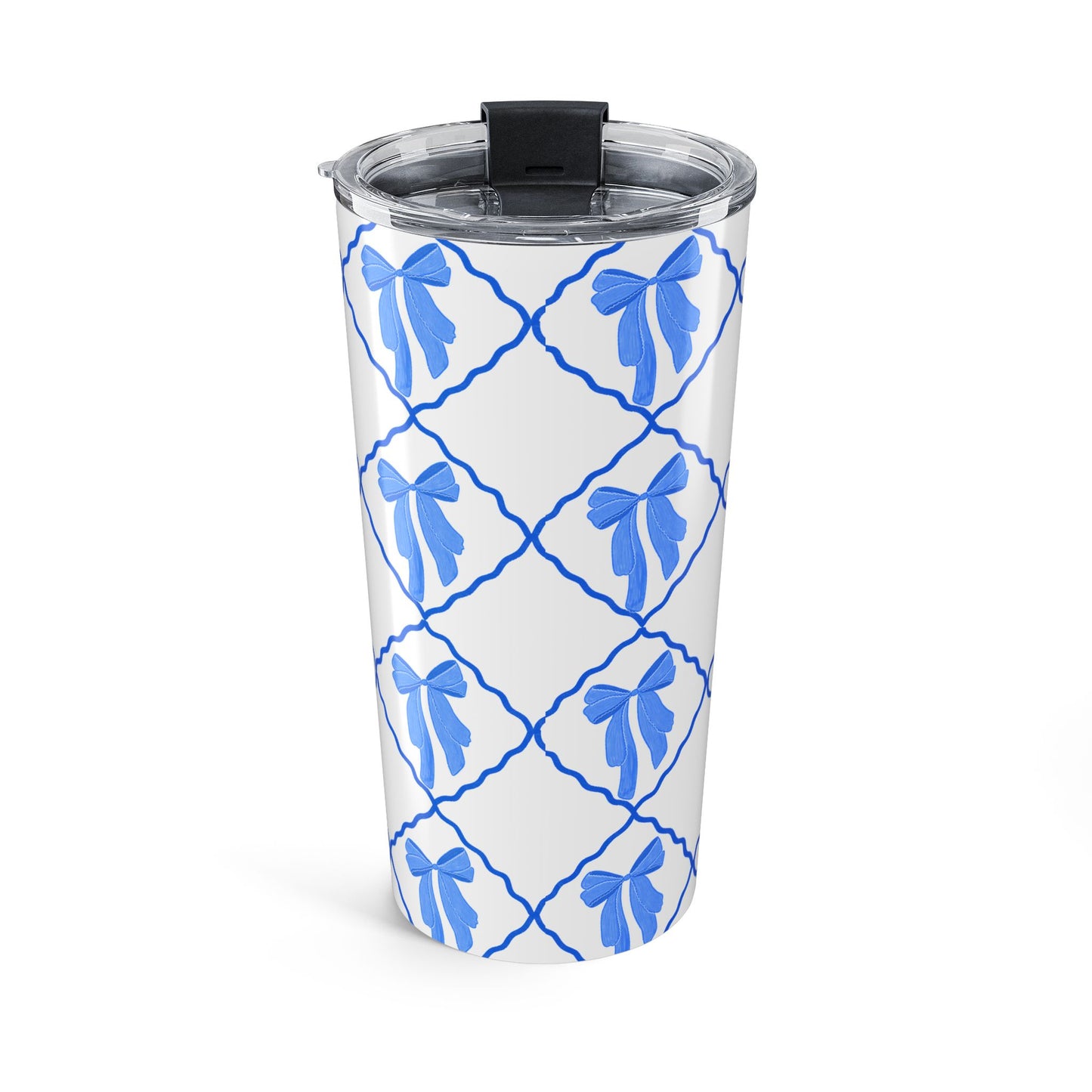 Blue Bow Croquette 20oz Tumbler