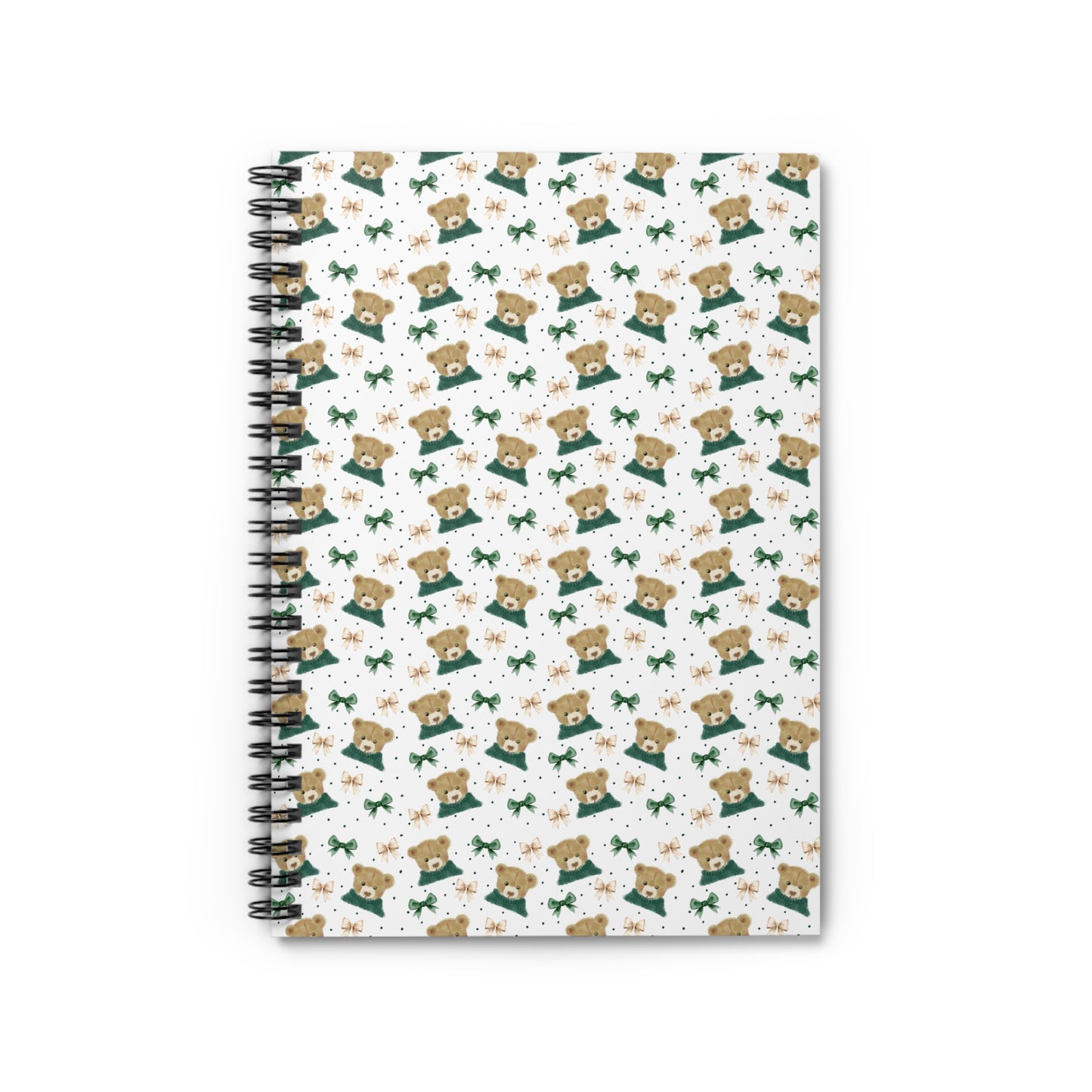 Teddy Bear Spiral Notebook - Ruled Line