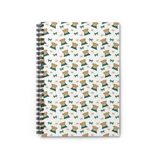 Teddy Bear Spiral Notebook - Ruled Line