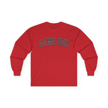 Game Day Distressed Long Sleeve Tee