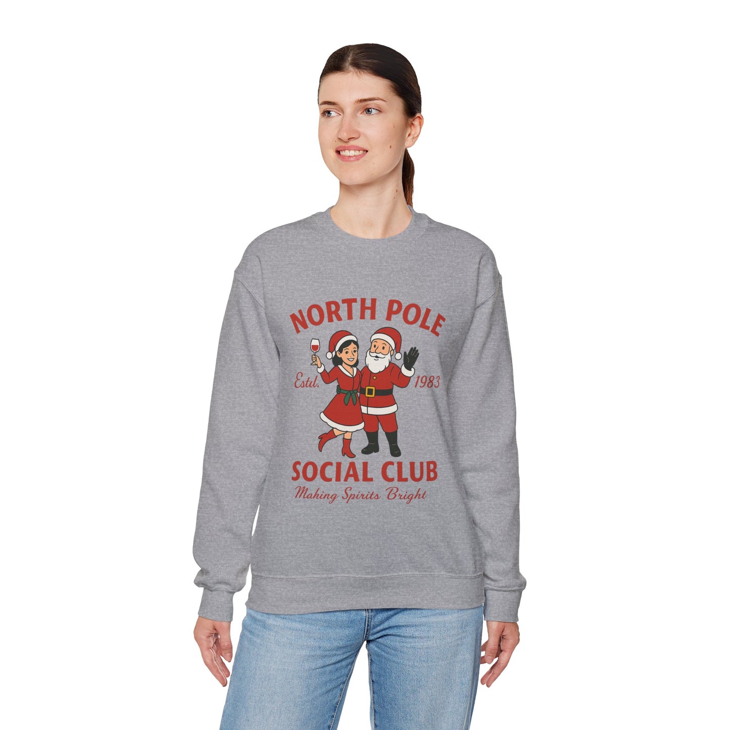 Santa Social Sweatshirt