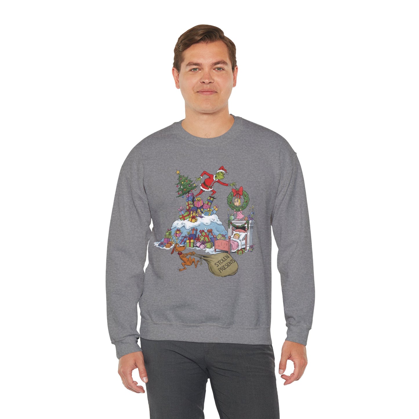 Grinch Presents Unisex Heavy Blend™ Crewneck Sweatshirt