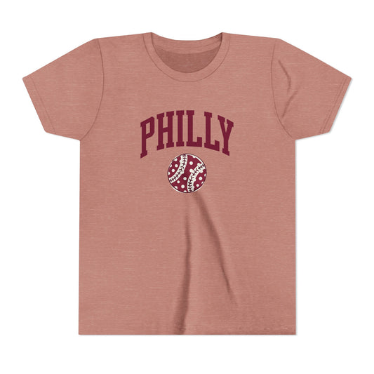 PHILLY Baseball Youth Short Sleeve Tee