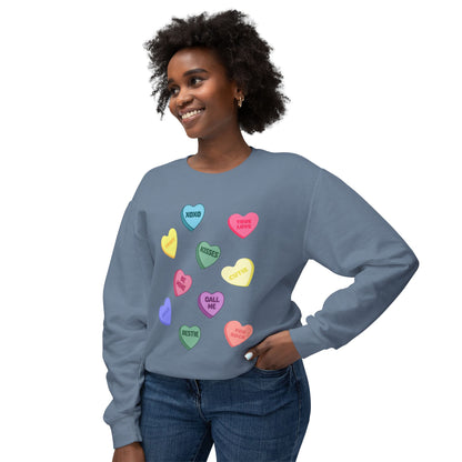 Candy Heart Crewneck Sweatshirt