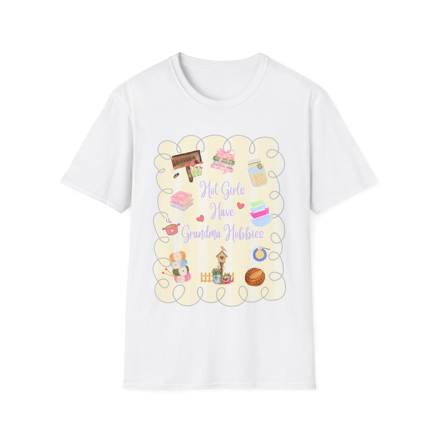 Hot Girls Grandma Hobbies T-Shirt