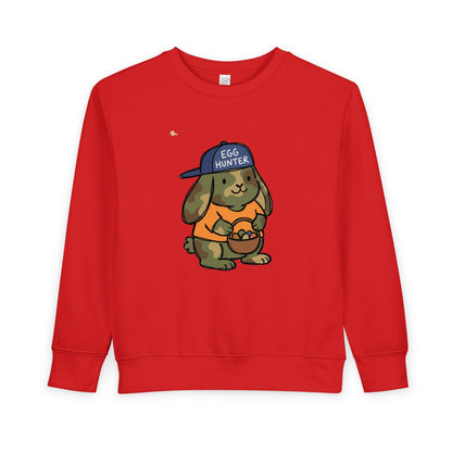 Camo Easter Bunny Toddler Sweatshirt