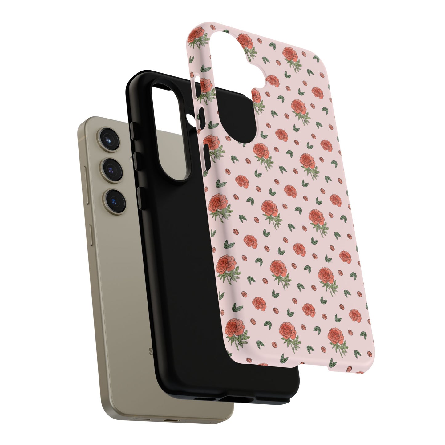 Peony Collage Phone Case