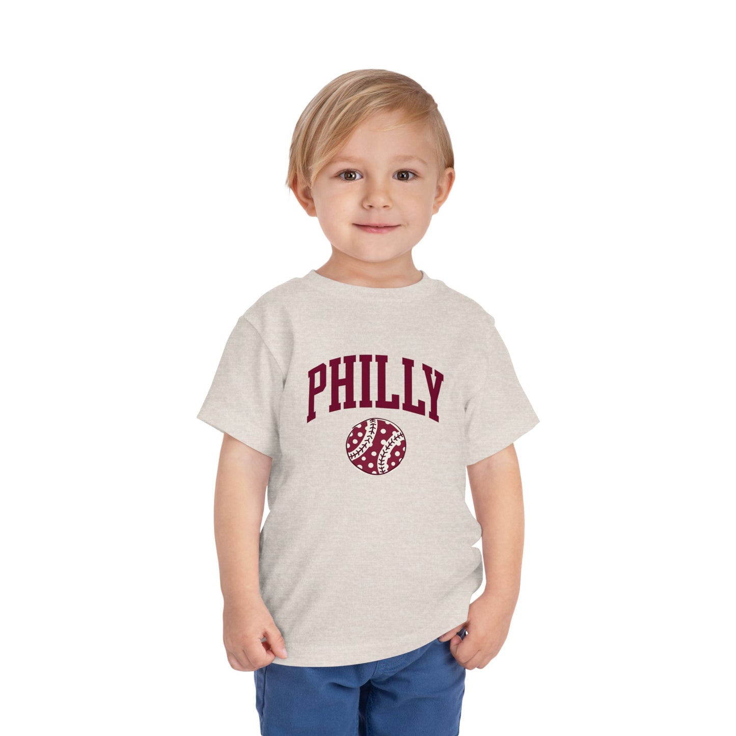 PHILLY Baseball Toddler Short Sleeve Tee