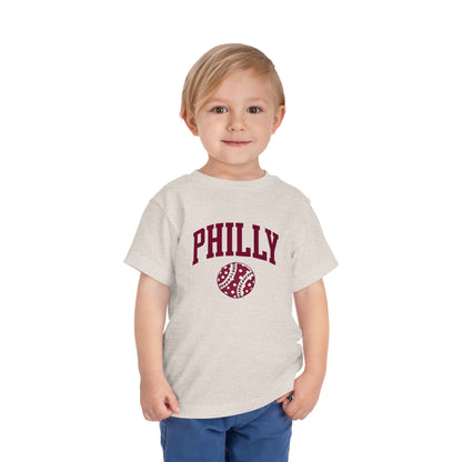 PHILLY Baseball Toddler Short Sleeve Tee