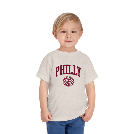 PHILLY Baseball Toddler Short Sleeve Tee