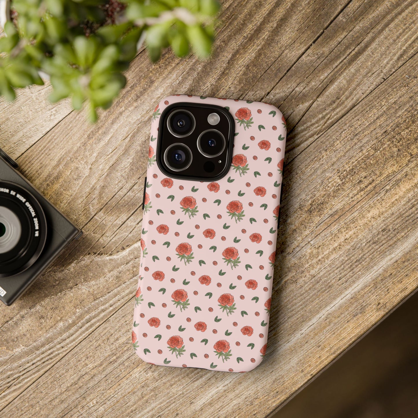 Peony Collage Phone Case