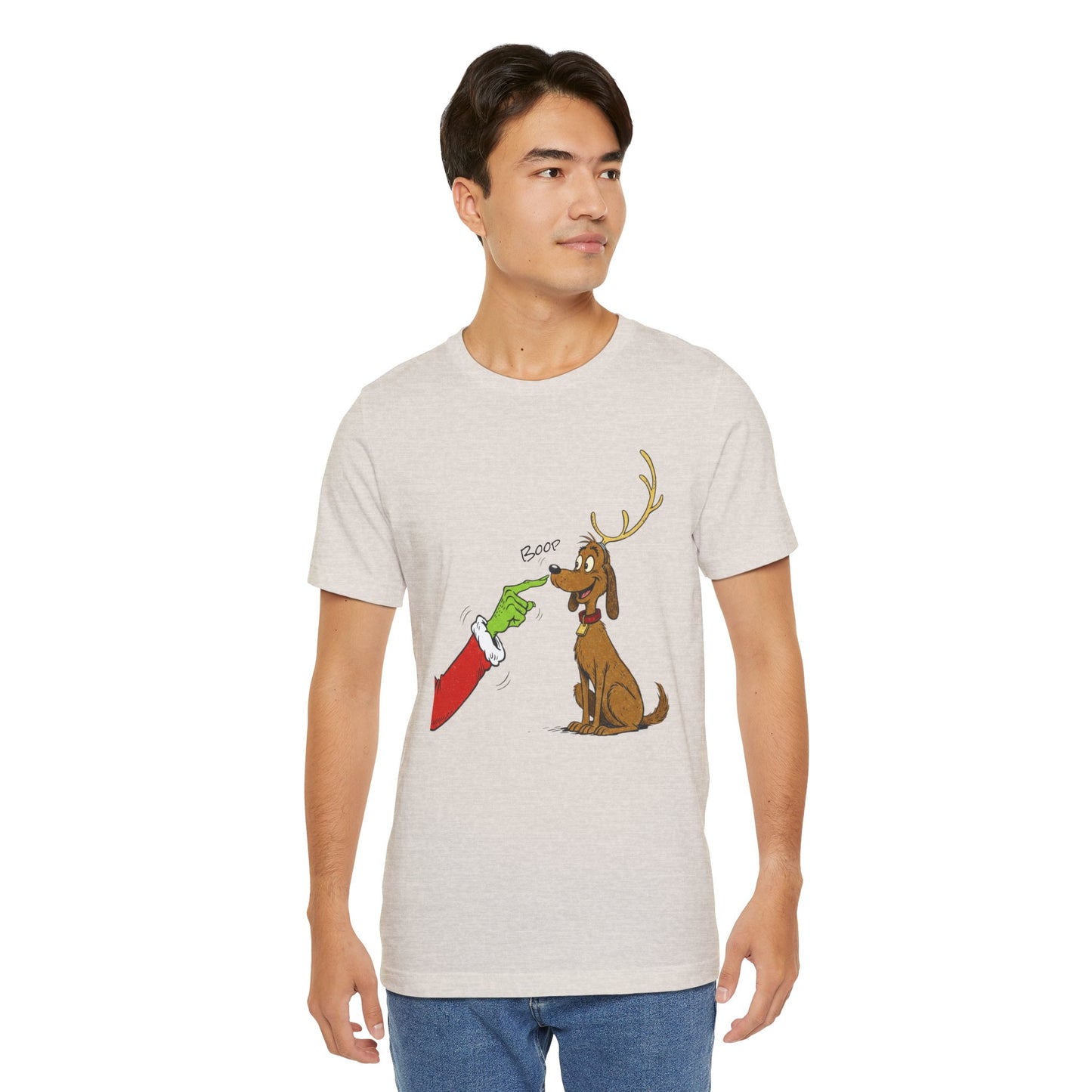 Grinch Boop Unisex Jersey Short Sleeve Tee