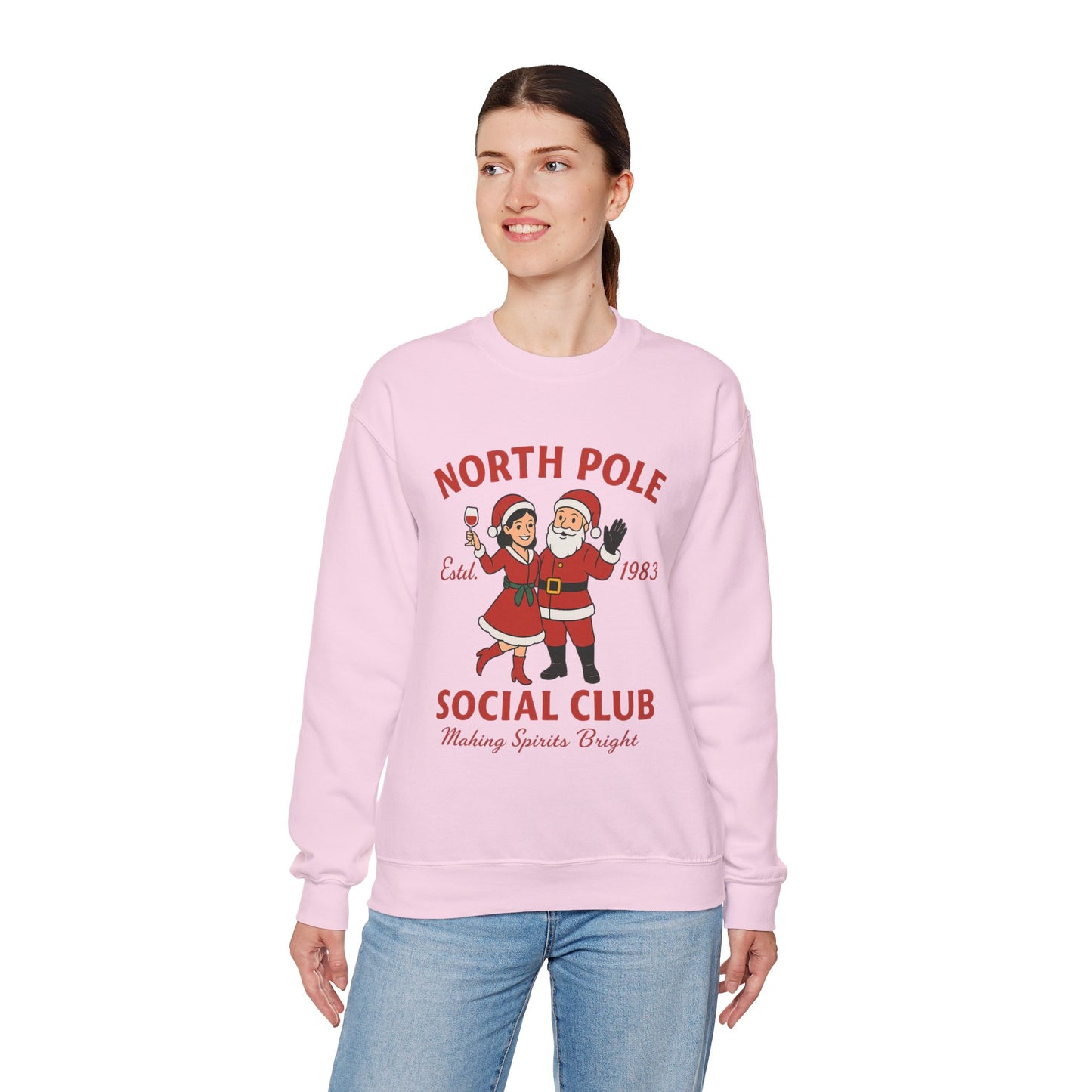 Santa Social Sweatshirt