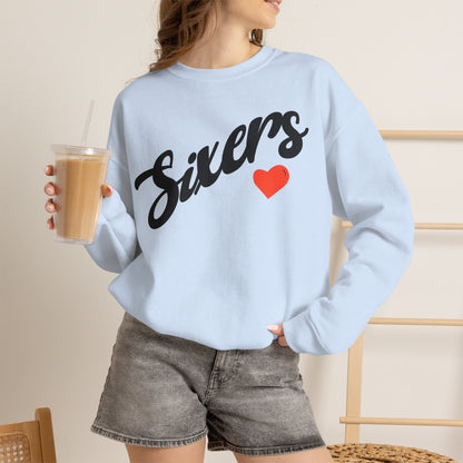 Sixers Heart Sweatshirt