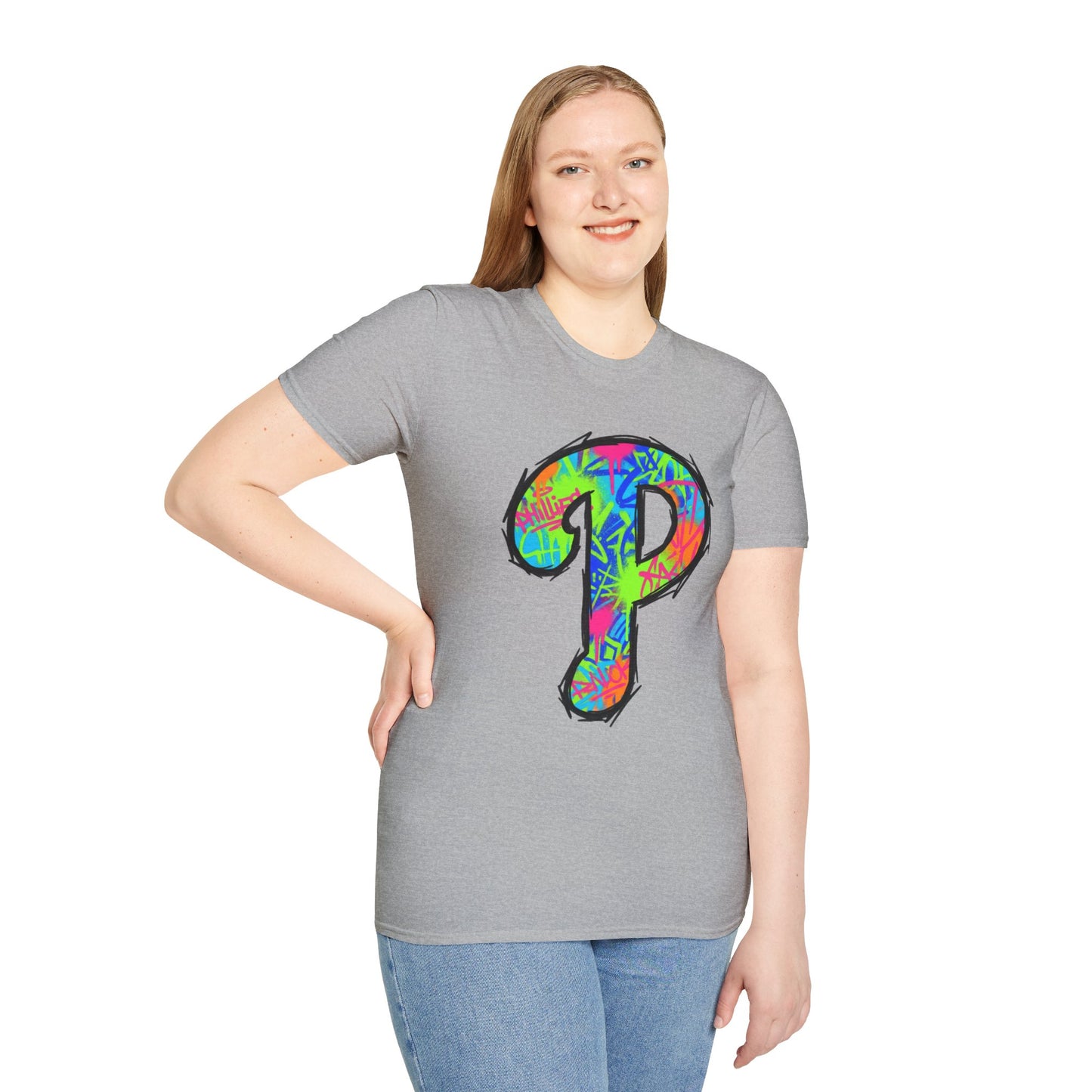 80s Funky 'P' Retro T-Shirt