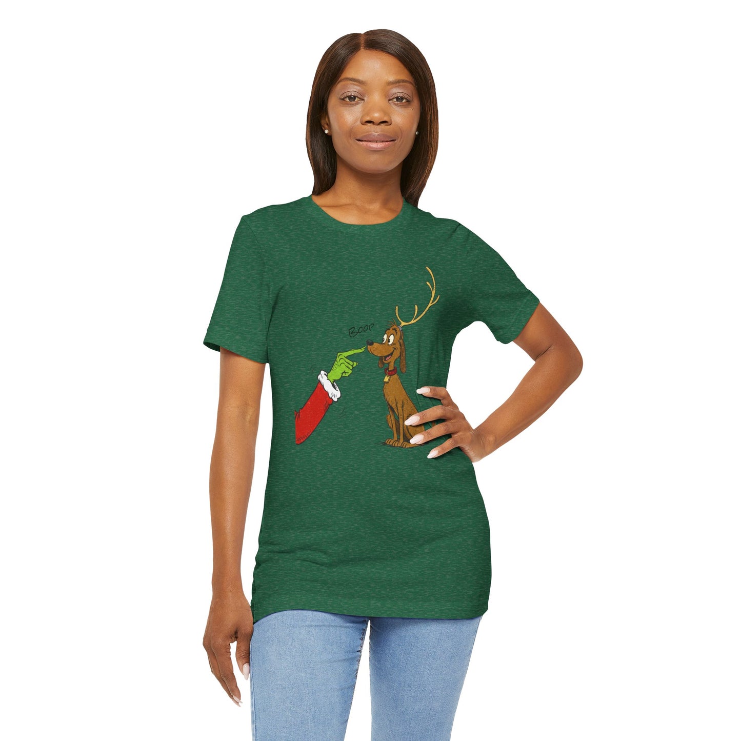 Grinch Boop Unisex Jersey Short Sleeve Tee