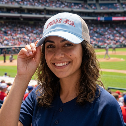 Philly Girl Women's Washed Mesh-Back Cap