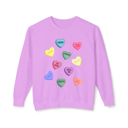 Candy Heart Crewneck Sweatshirt