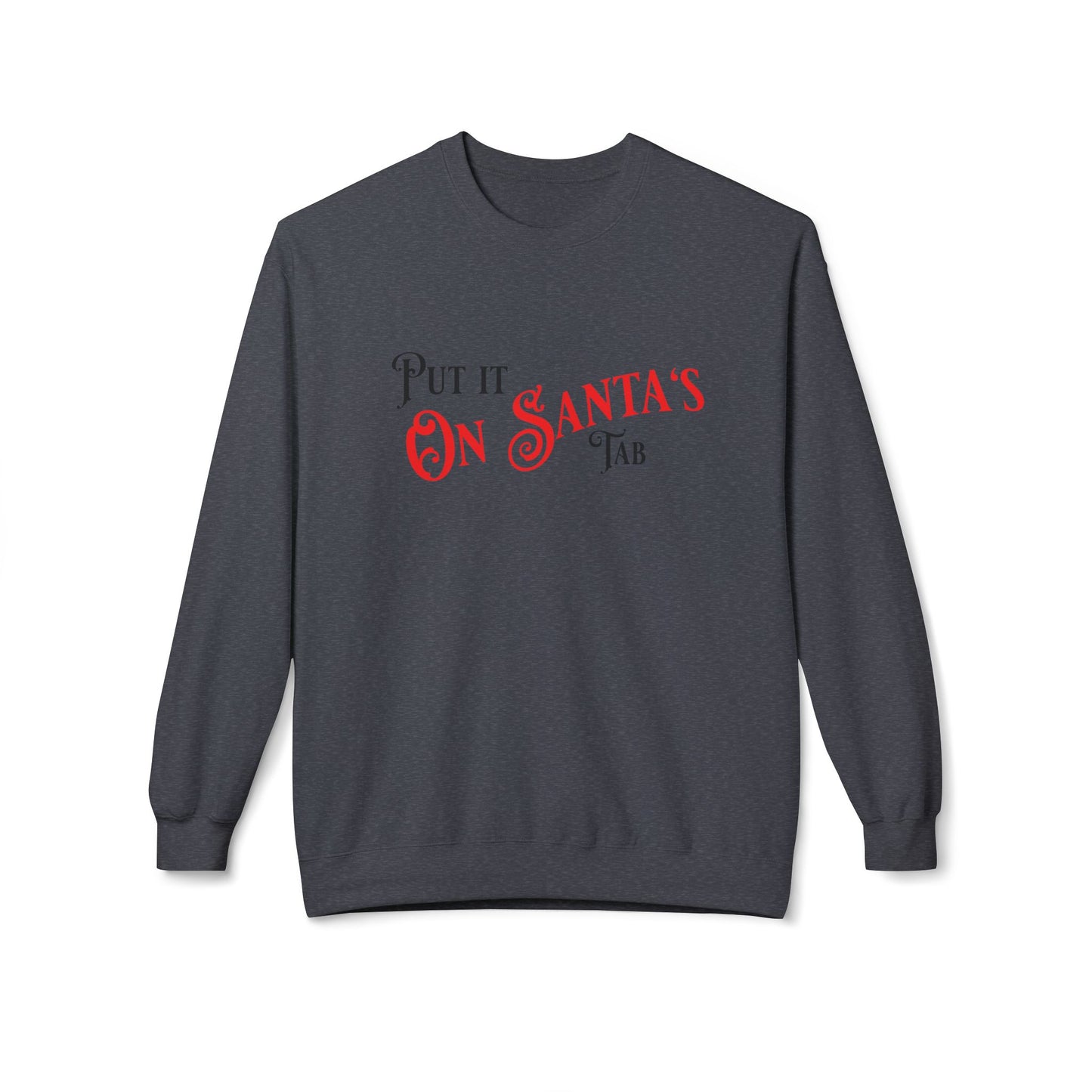 Unisex Santa's Beer Tab Midweight Crewneck Sweatshirt