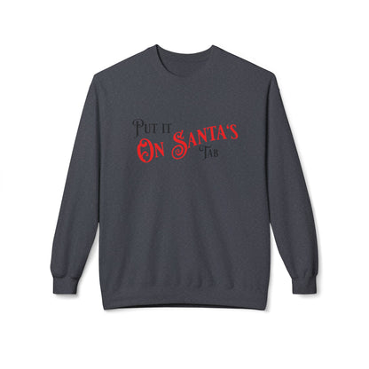 Unisex Santa's Beer Tab Midweight Crewneck Sweatshirt