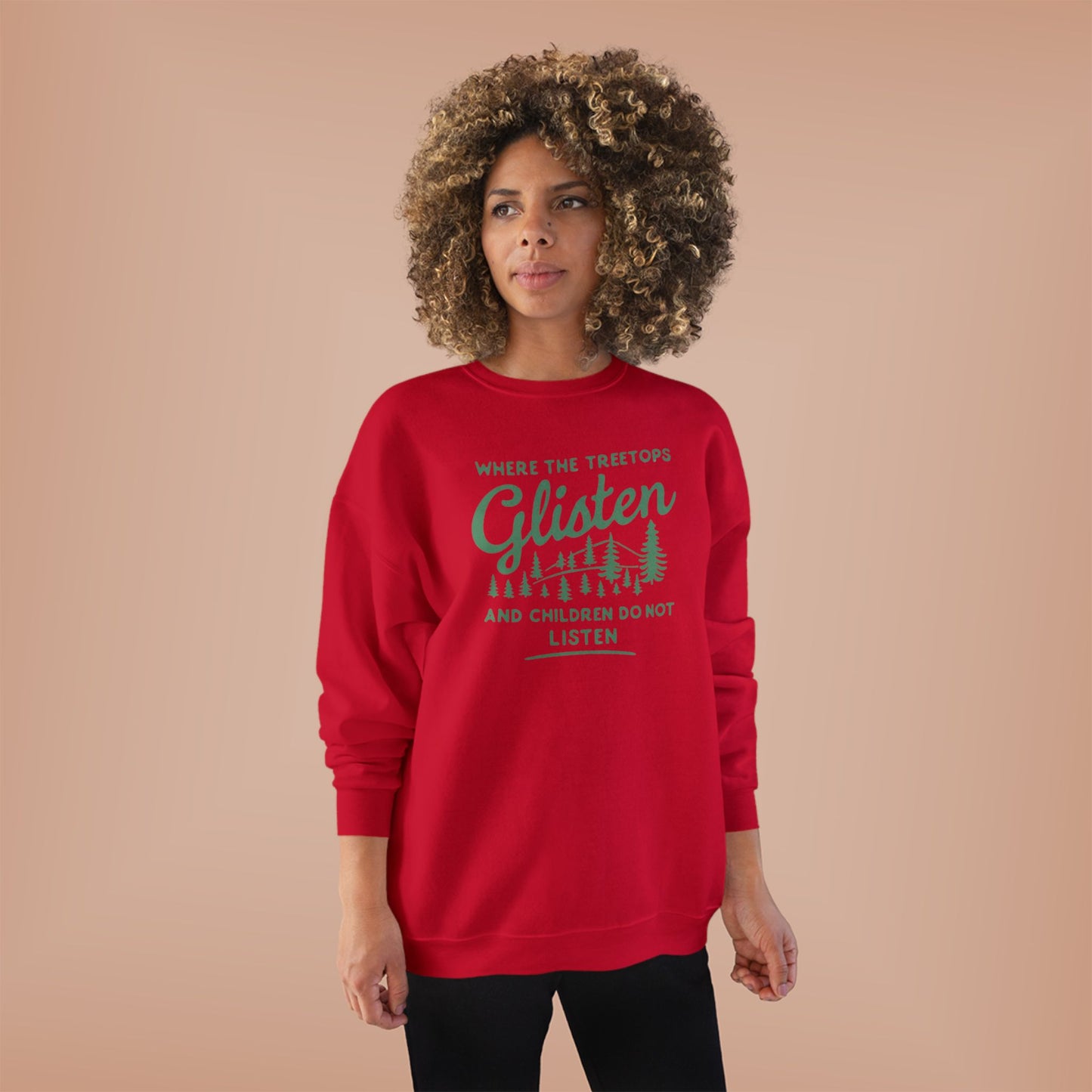 Don't Listen Christmas Sweatshirt