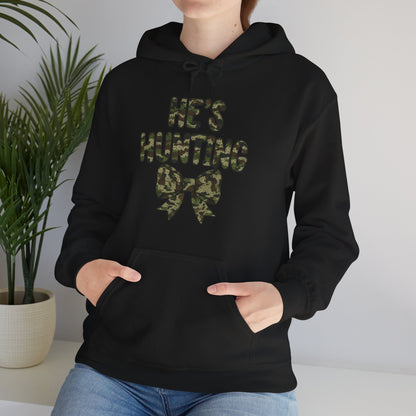 He's Hunting Hoodie