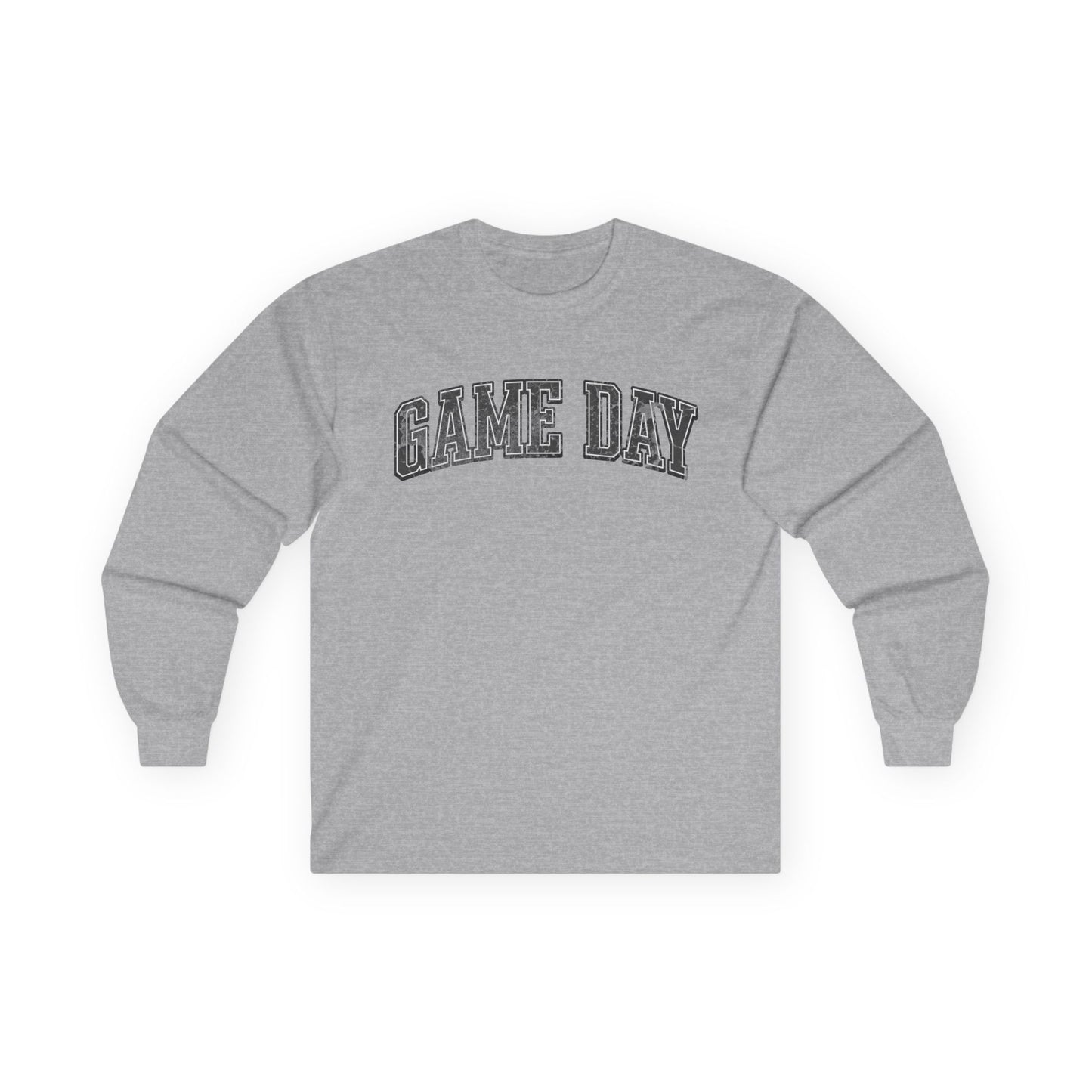 Game Day Distressed Long Sleeve Tee