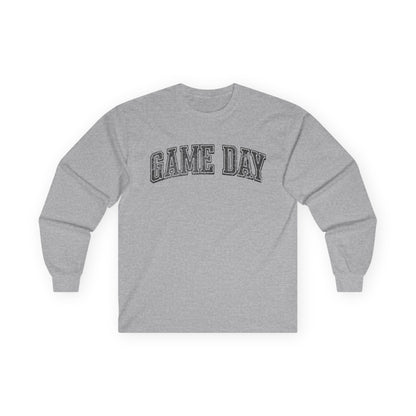 Game Day Distressed Long Sleeve Tee