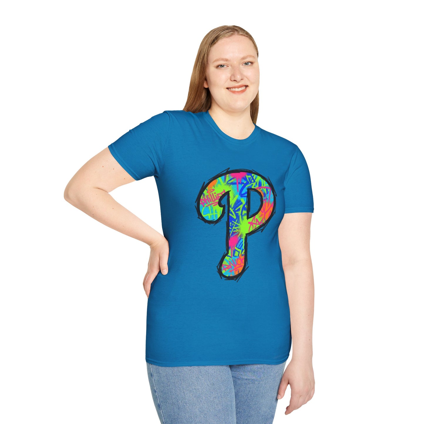 80s Funky 'P' Retro T-Shirt