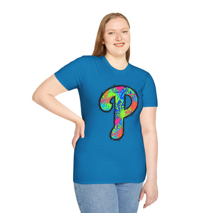 80s Funky 'P' Retro T-Shirt