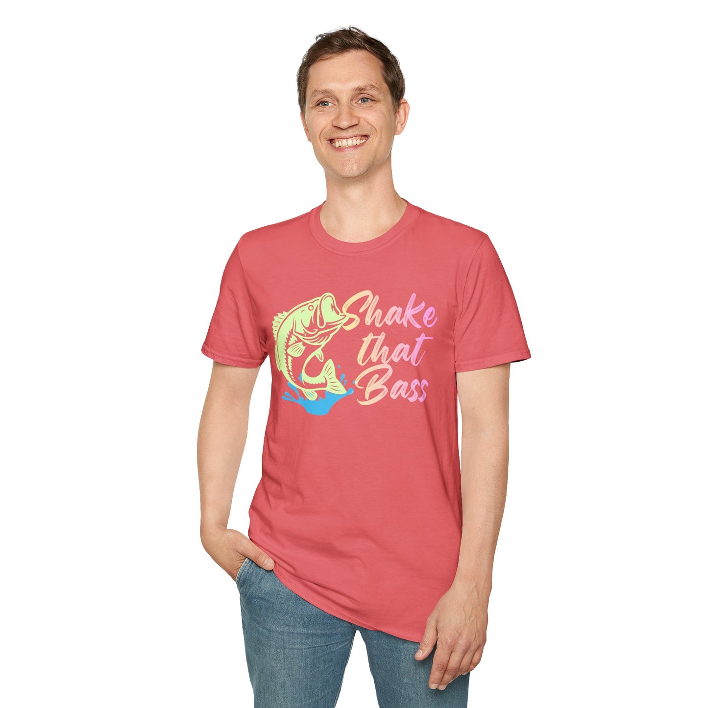 Shake That Bass Neon Gradient T-Shirt
