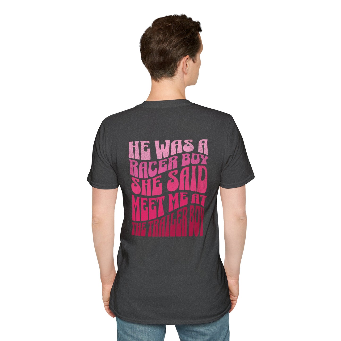 Racer Boy Pink T-Shirt