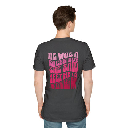 Racer Boy Pink T-Shirt