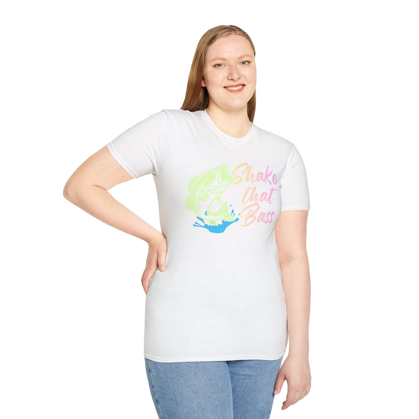 Shake That Bass Neon Gradient T-Shirt