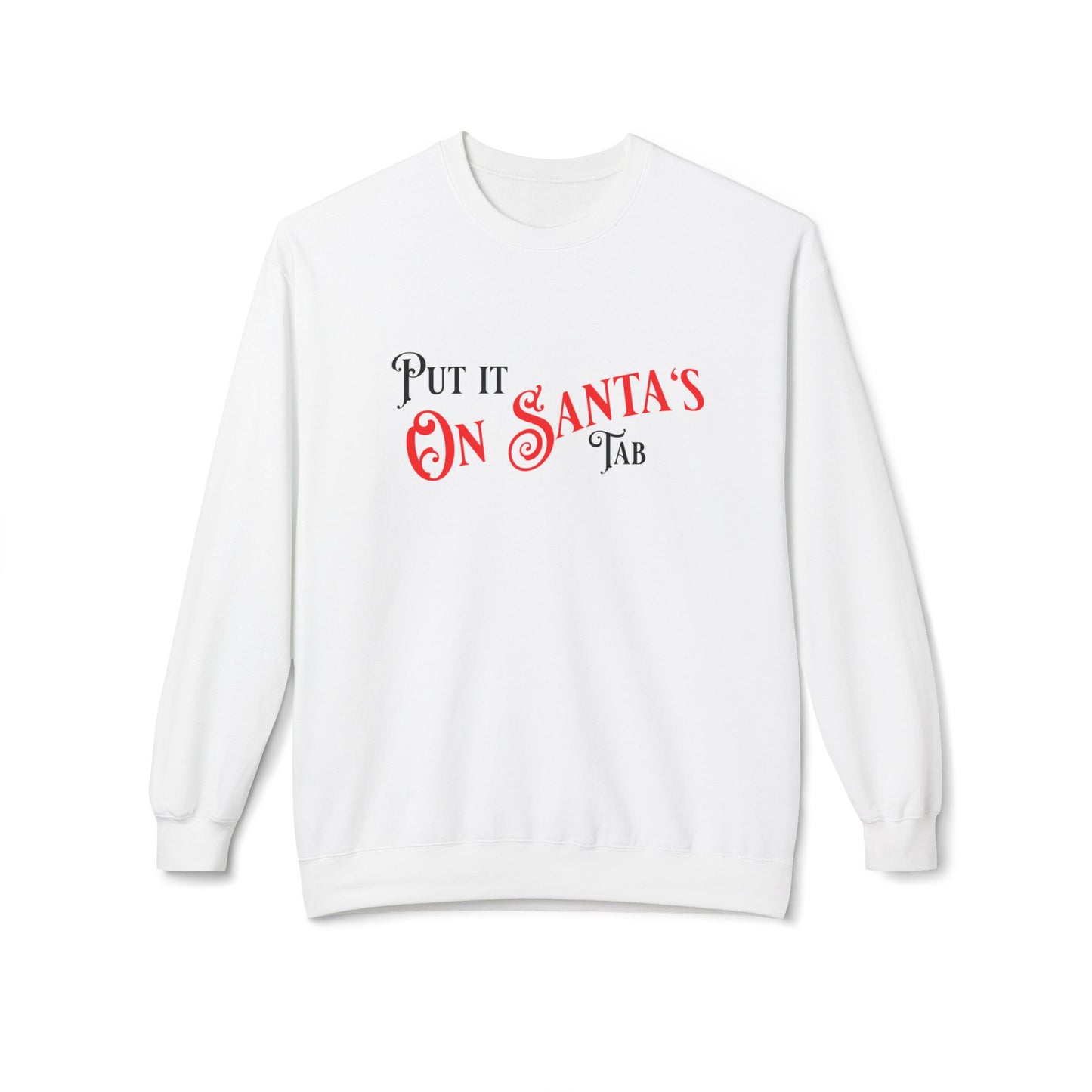 Unisex Santa's Beer Tab Midweight Crewneck Sweatshirt