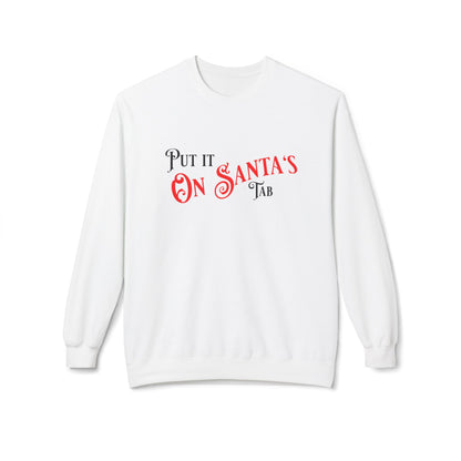 Unisex Santa's Beer Tab Midweight Crewneck Sweatshirt