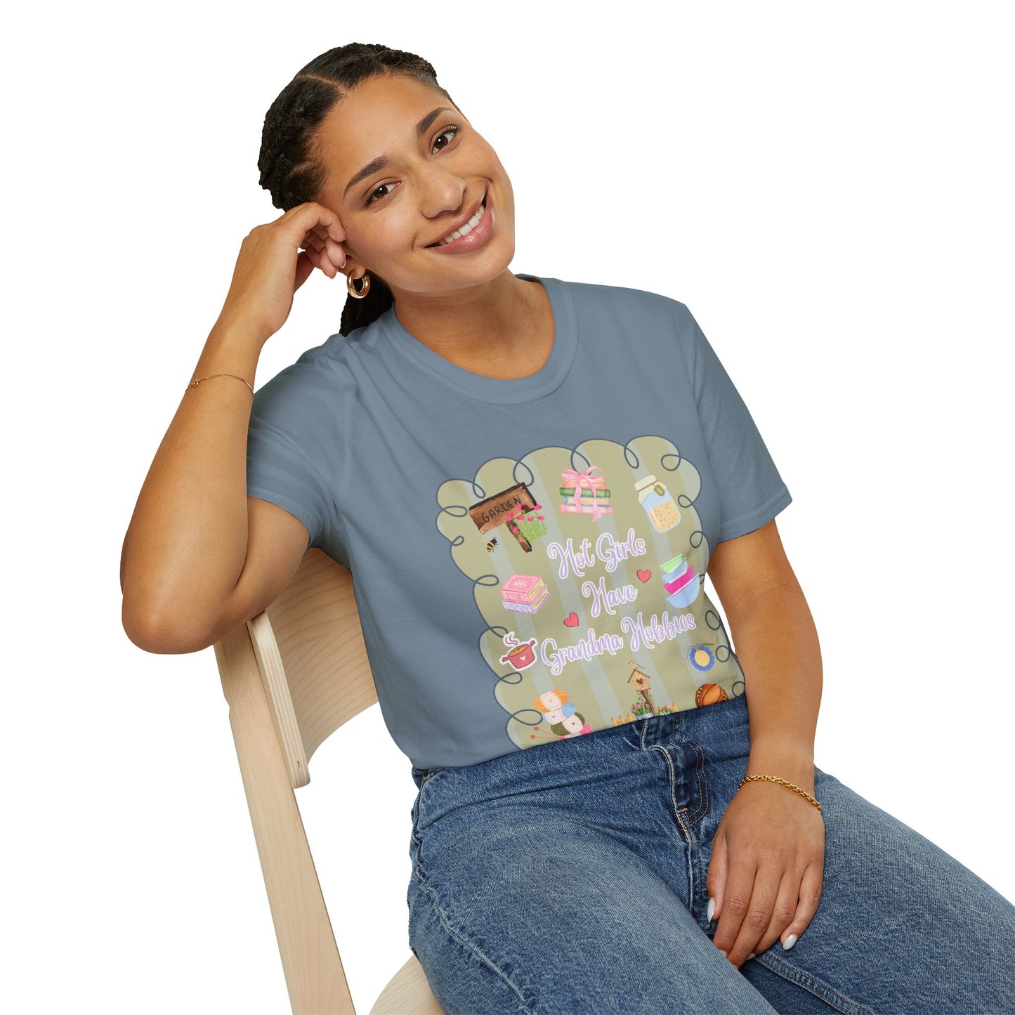 Hot Girls Grandma Hobbies T-Shirt