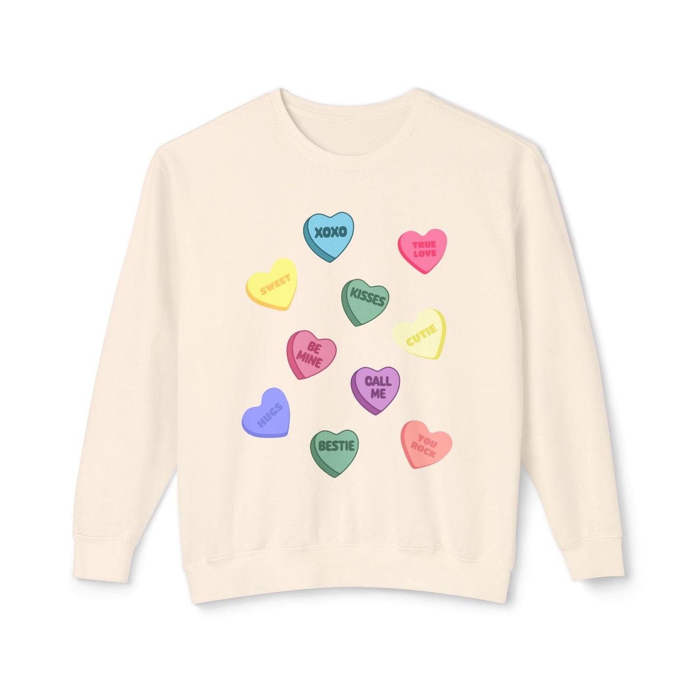 Candy Heart Crewneck Sweatshirt