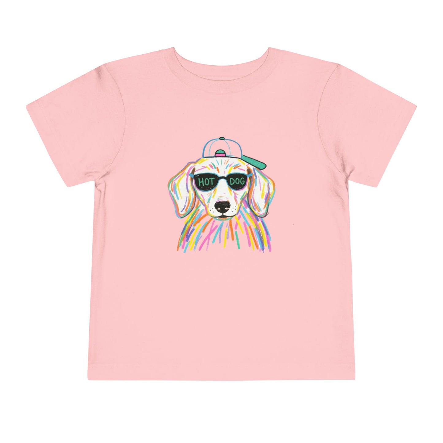 Hot Dog Toddler Short Sleeve Tee