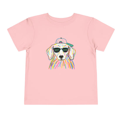 Hot Dog Toddler Short Sleeve Tee