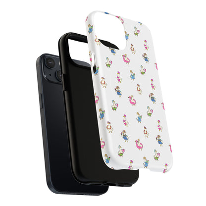 Cute Goose Summer Pattern Tough Magnetic Case