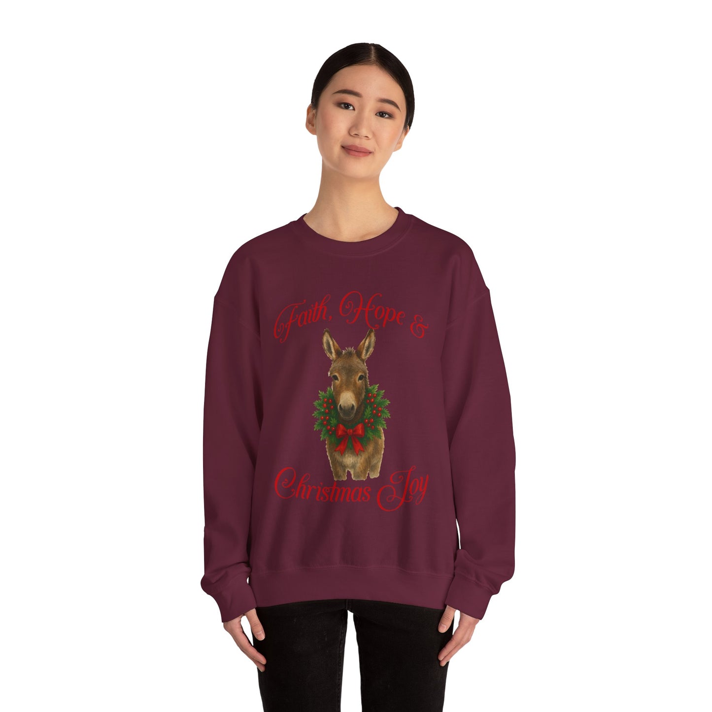 Donkey Christmas Sweatshirt